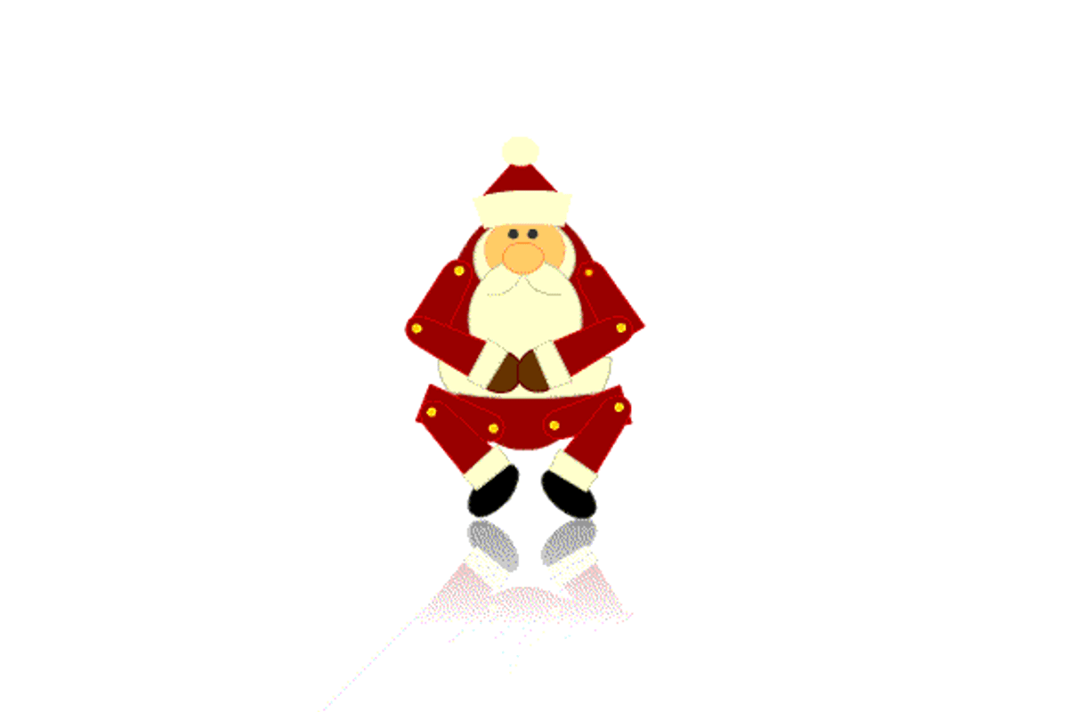 80% OFF - Dancing Santa Claus, an Illustration by Illustrations & Templates (Photo 2 of 7)