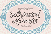 Whimsical Memories - Handmade Font, a Handwritten Font by ErgibiStudio (Thumbnail 1 of 10)