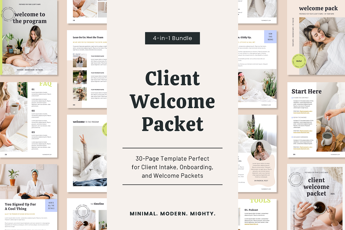 4-in-1 Wellbeing Bundle for Canva, a Templates & Theme by Erin Cassidy (Photo 12 of 29)
