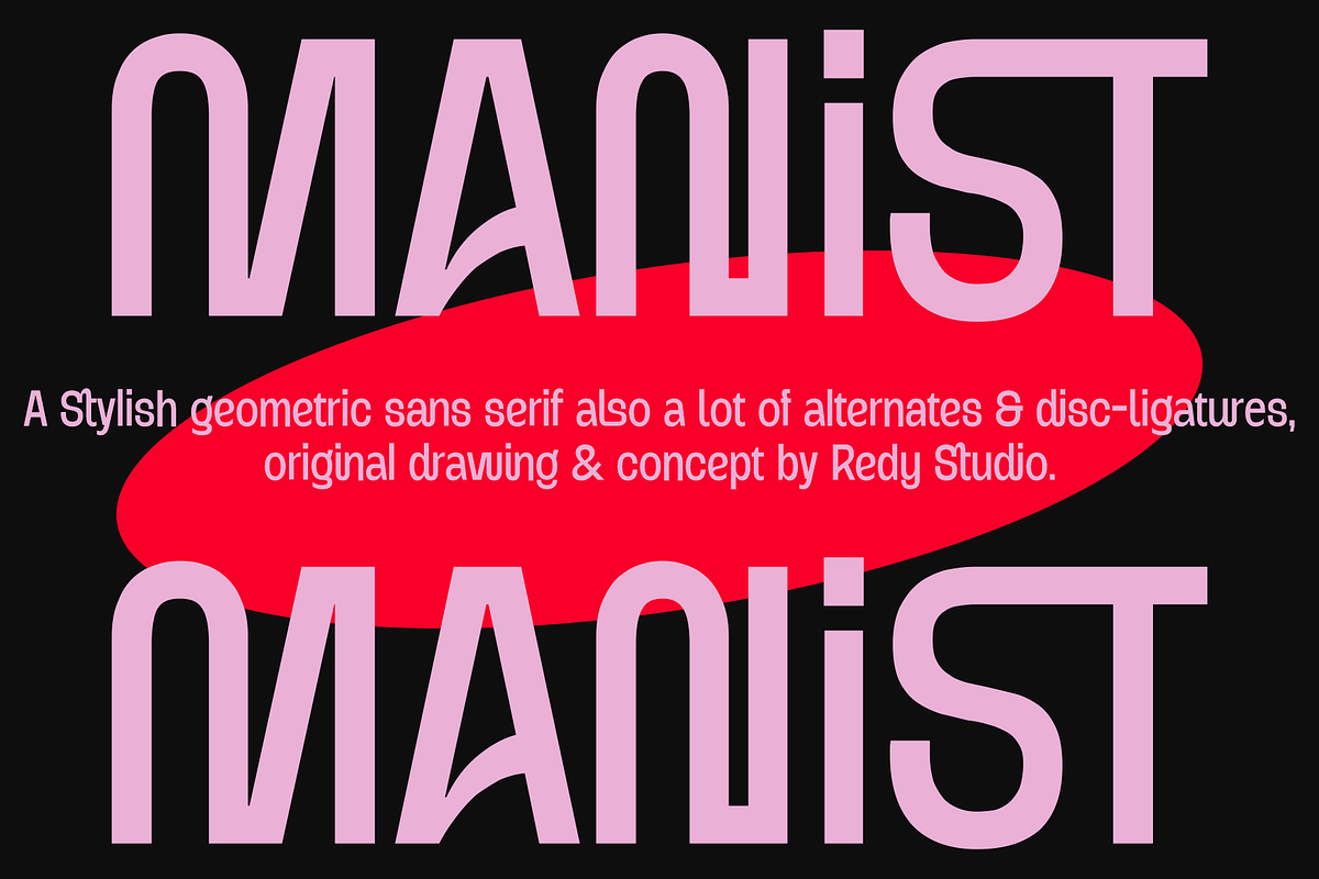 Manist - Geometric Sans Serif, a Sans Serif Font by RedyStudio (Photo 1 of 12)