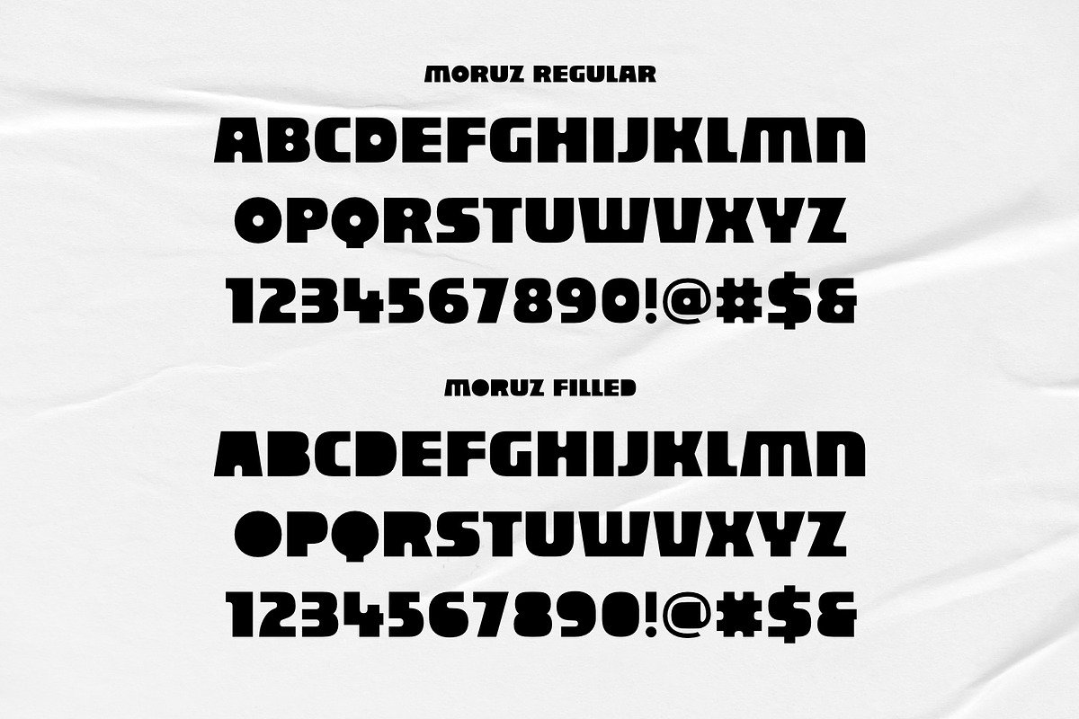 Moruz | Display Typeface | Two Style, a Font by ESEM (Photo 8 of 8)