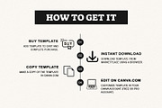 10 Clean Canva Resume Templates, a Print Template by Waliullah Solutions (Thumbnail 4 of 5)
