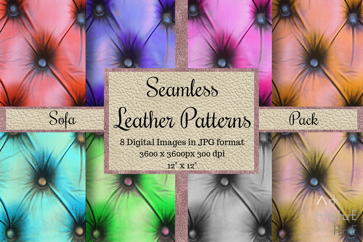 64 Seamless Leather Patterns Set 2, a Texture Graphic by Arthitecture Home (Photo 5 of 10)