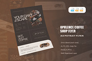 Opulence Coffee Shop - Flyer, a Flyer Template by AQR Studio (Thumbnail 1 of 2)