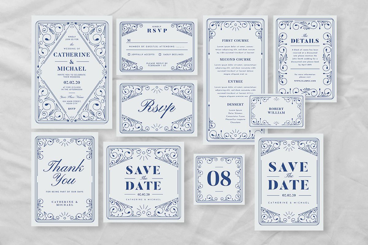 Decorative Wedding Invitation Suite, a Templates & Theme by Guuver (Photo 6 of 6)