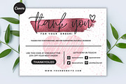 Thank You Card For Small Business #5, a Flyer Template by Oskar Wantopi (Thumbnail 1 of 3)