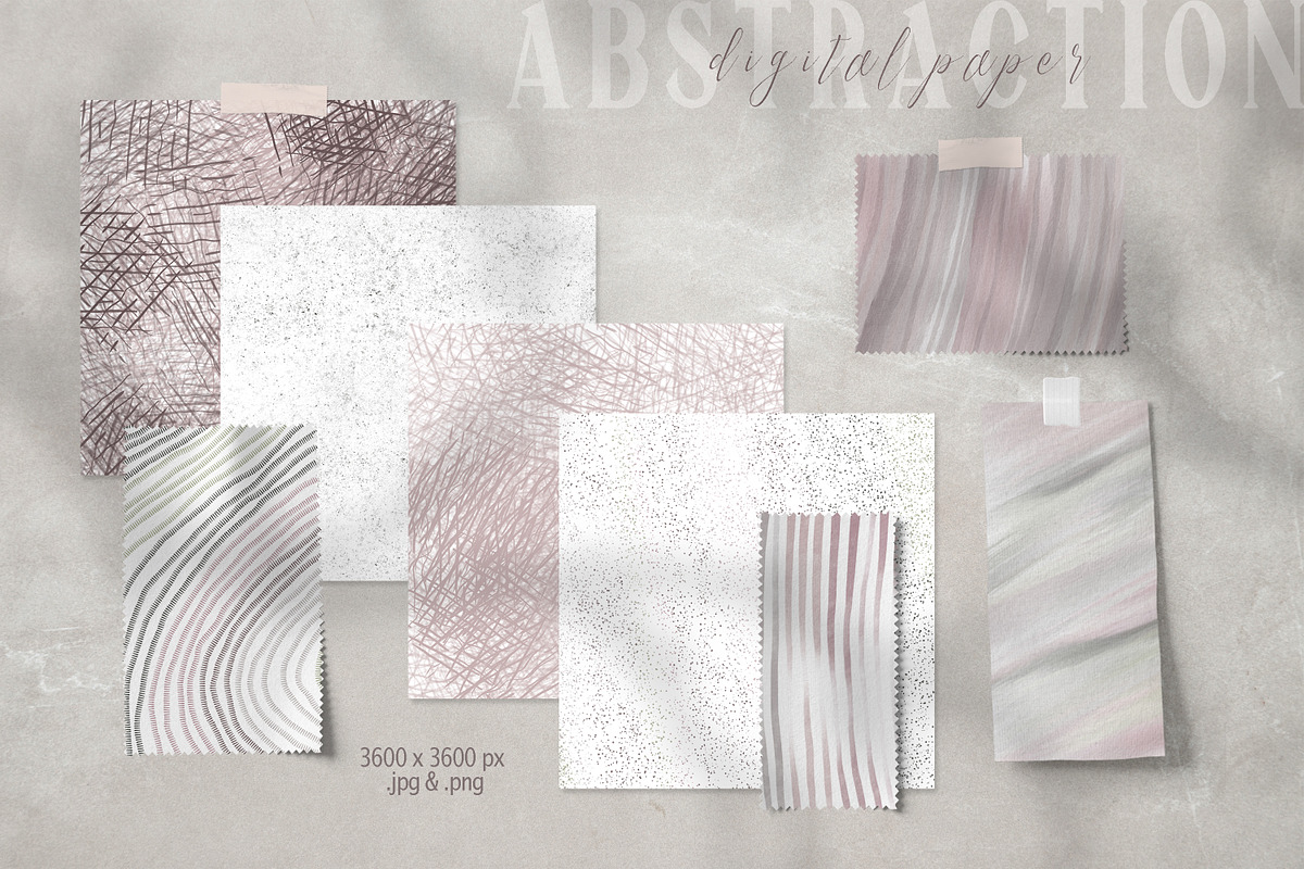 Abstract digital paper pack, a Texture Graphic by Tiana Geo (Photo 15 of 16)