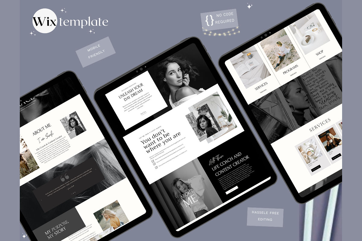 Wix website template coach, a Wix Template by Climbwithelevator (Photo 3 of 9)