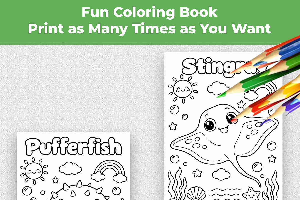 Animal Coloring Book for Kids, an Education Illustration by Mohammad Sarfaraz (Photo 8 of 13)