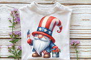 Watercolor 4th Of July Clipart, an Illustration by CraftArtStudio (Thumbnail 3 of 6)