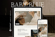 Showit Website Template | Baby Blue, a Websites & App Template by Ladyfang Creative (Thumbnail 1 of 6)