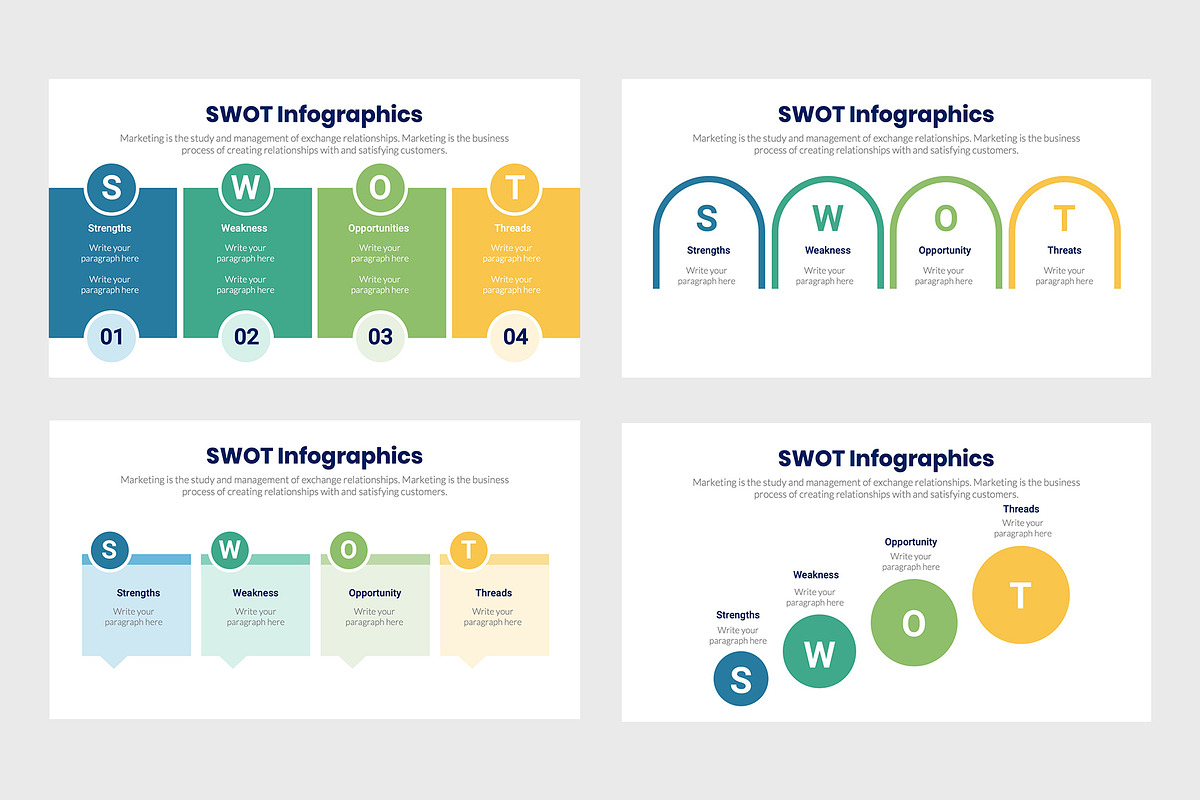 SWOT Infographics, a Presentation Template by slidequest (Photo 6 of 6)