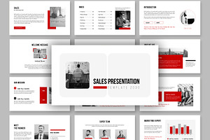 Sales Presentation Layout, a Presentation Template by MightyDesign