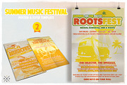 Summer Music Fest Flyer & Poster, a Flyer Template by The Design For Co. (Thumbnail 3 of 4)