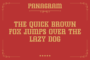 Dendora - bold display font, a Slab Serif Font by BearyType Studio (Thumbnail 8 of 9)