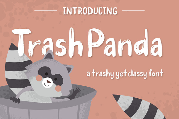 Trash Panda Font preview 8