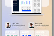 SaaS Workflow Automation, a Landing Page Template by ContestDesign (Thumbnail 3 of 6)