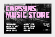Capsyns, a Sans Serif Font by graphicook (Thumbnail 7 of 10)