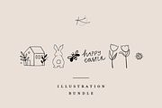 EASTER BUNDLE / vector illustration, a Decorative Illustration by KruthDesign (Thumbnail 6 of 6)