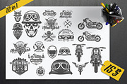 22 in 1 set of Biker for emblems, an Illustration by Hadanello88 (Thumbnail 1 of 5)