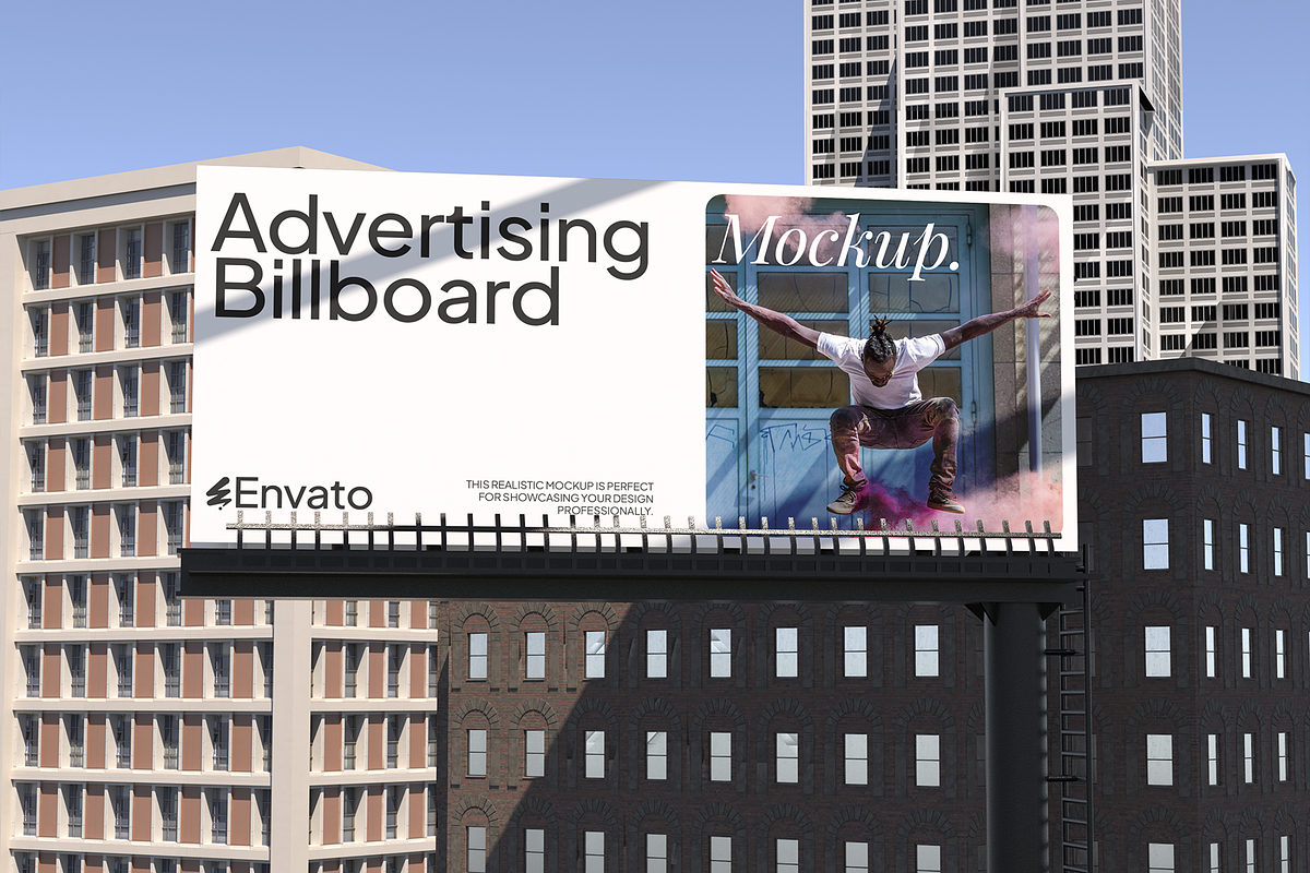 Billboard Mockup, an Advertising Mockup by Permadi Creative