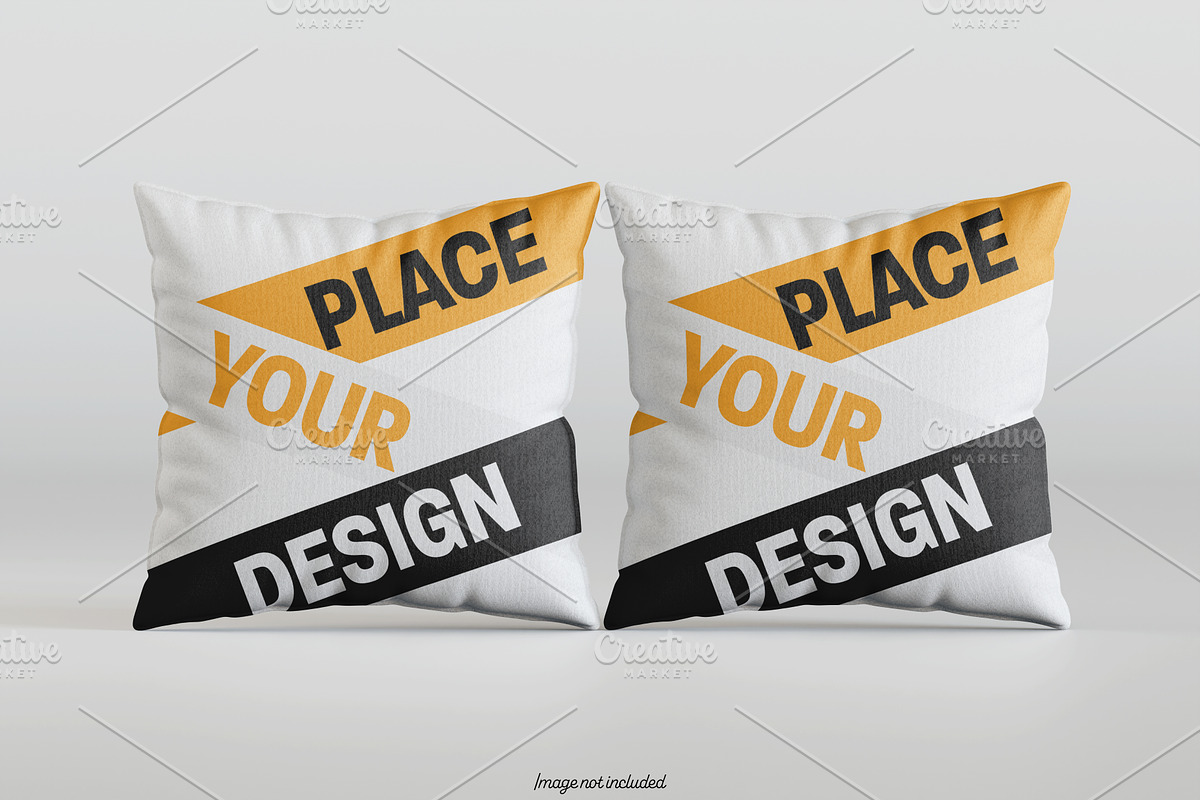 Square pillow mockup bundles, a Merchandise Mockup by Ambo Ampeng (Photo 7 of 32)