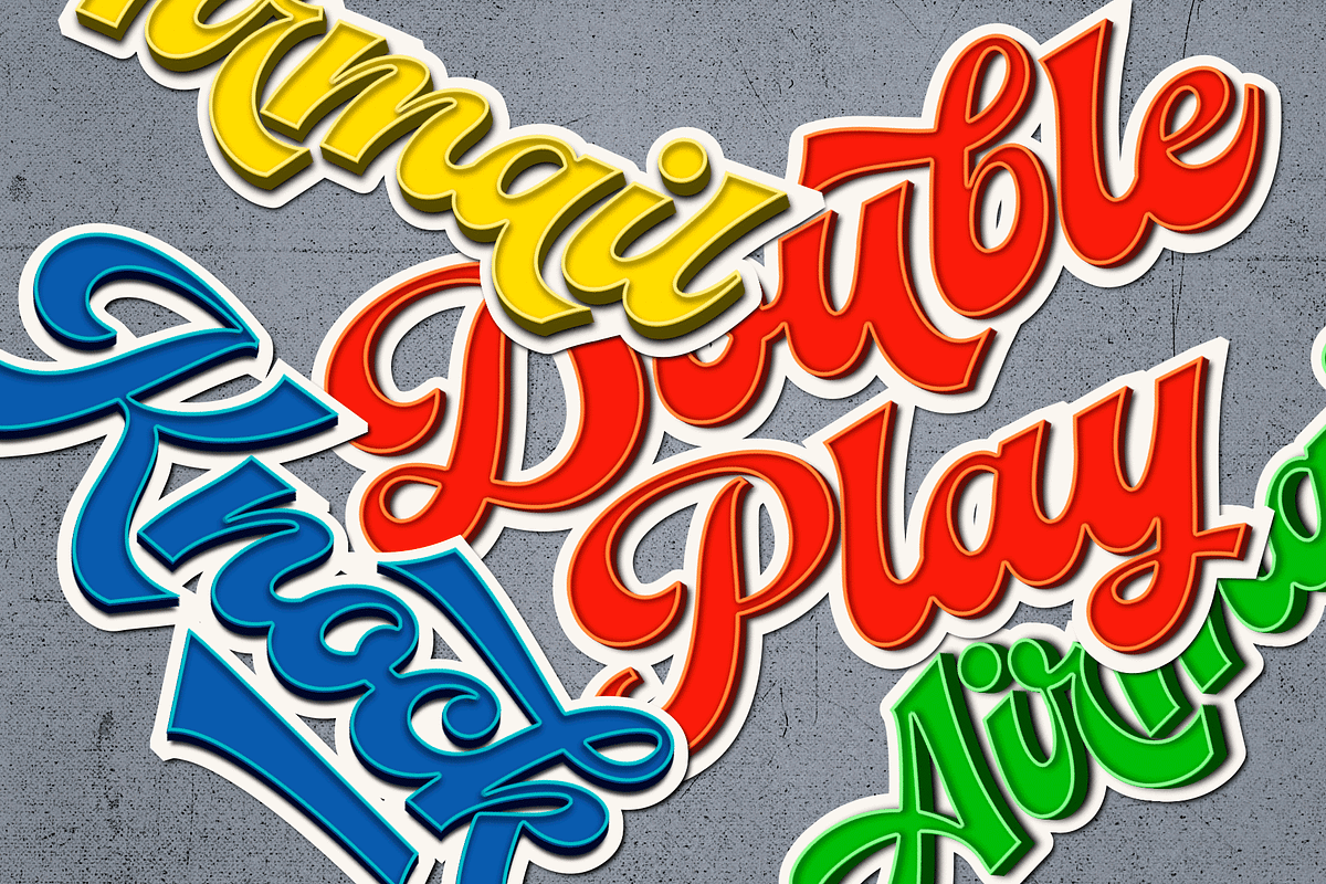 Baseball -Sport Font, a Script Font by Fenotype (Photo 2 of 14)