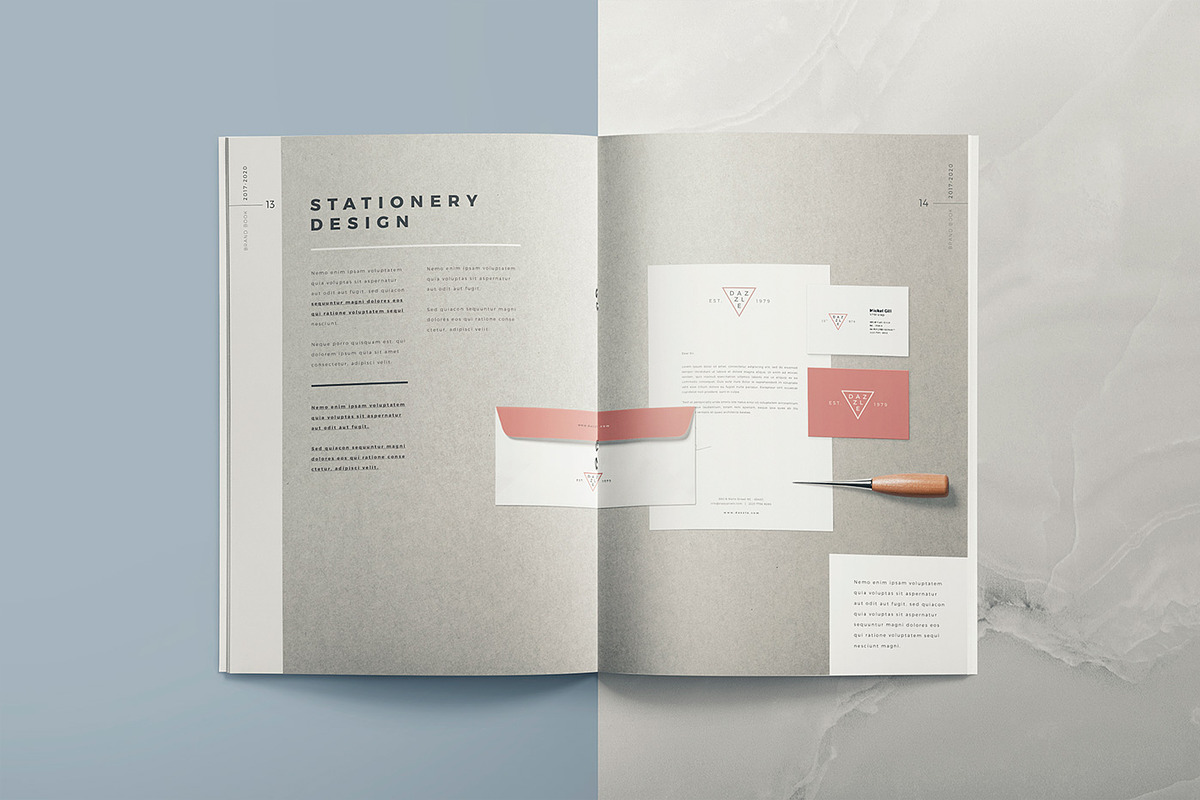 The Voyage - Brand Book Template, a Brochure Template by ZippyPixels (Photo 7 of 16)
