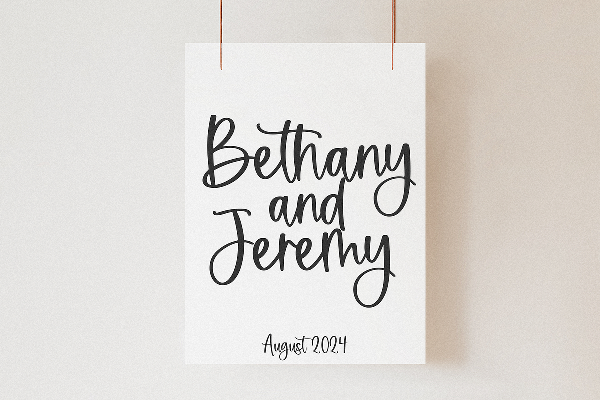 Hathway | Modern Script Font, a Script Font by KA Designs (Photo 2 of 12)