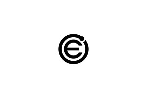 letter E digital initial logo, a Branding & Logo Template by ZHR Creative