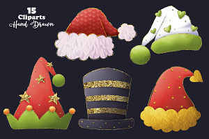 Glitter Christmas Hats Collection