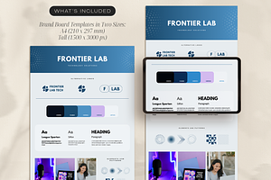 Tech & SaaS Brand Board