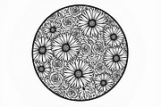 Beautiful Floral Mandala Clipart, an Illustration by hafijul (Thumbnail 6 of 9)