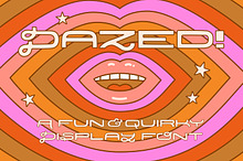 Dazed! A Quirky Retro Font & Extras