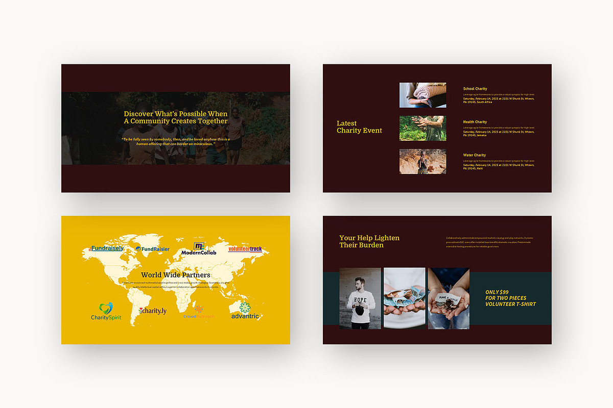 Kota : Charity Pitch Powerpoint, a Presentation Template by Punkl Camp (Photo 14 of 16)