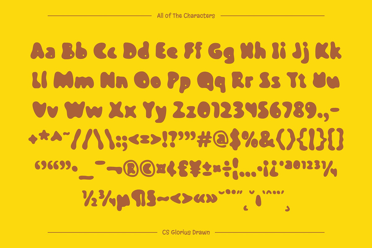 CS Glorius Drawn, a Sans Serif Font by Craft Supply Co. (Photo 8 of 8)