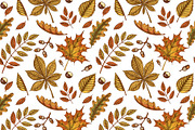Pumpkins and Leaves Set, an Illustration by Tabiti (Thumbnail 5 of 14)