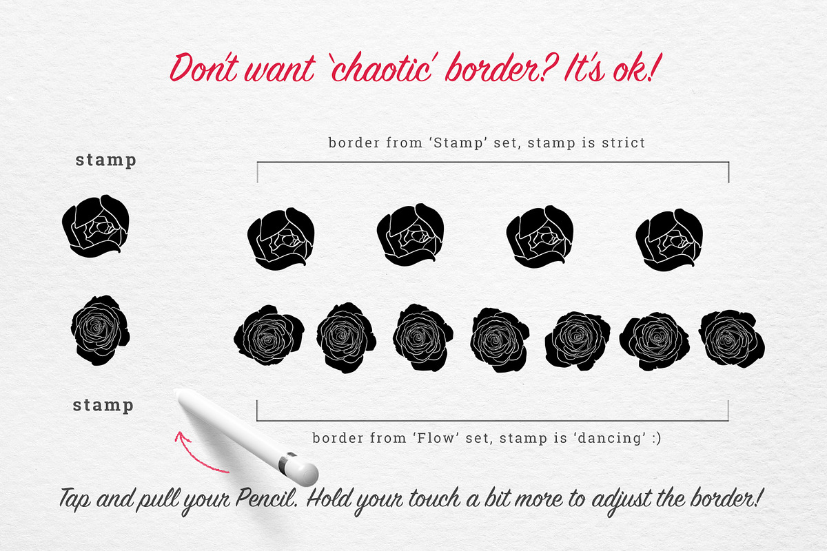 Rose brush box for Procreate, a Brush Add-On by Gray Cat Graphics (Photo 9 of 11)