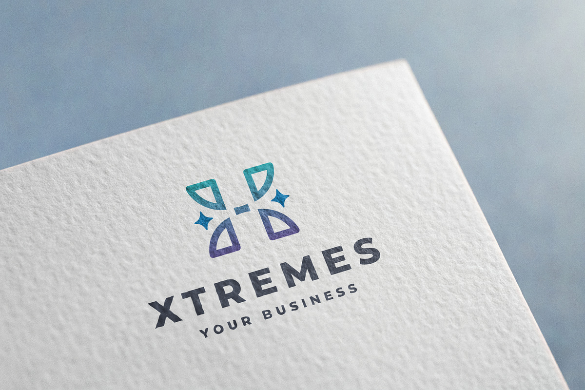 Xtremes Abstract X Sparkle Logo, a Branding & Logo Template by Design_Planet (Photo 1 of 3)