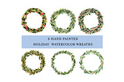 Christmas Holiday Wreaths, a Graphic by Lavender And Sea (Thumbnail 2 of 3)