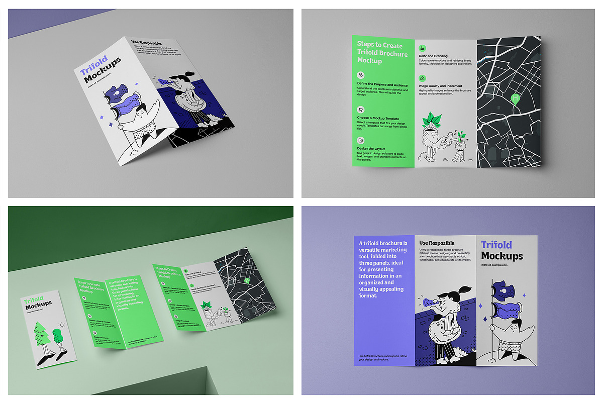 Flayer Trifold and Brochure Mockups, a Mockup by Mr.Mockup™ (Photo 16 of 18)