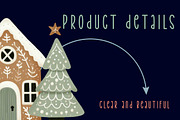 Christmas Gingerbread House Clipart, an Illustration by CreationArt (Thumbnail 5 of 6)