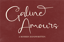 Galine Amours - Modern Handwritten