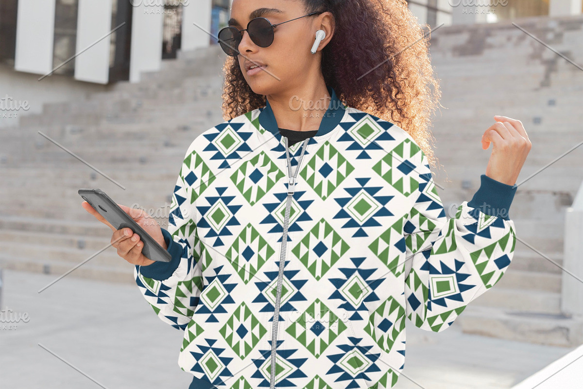 Simple Southwestern Tribal Pattern, a Pattern Graphic by PPEthnicDecorPattern (Photo 9 of 10)