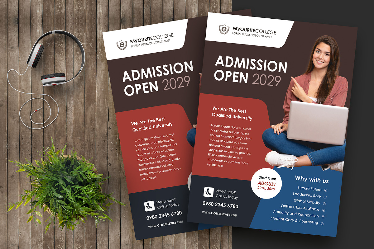 Education Flyer Template, a Flyer Template by Boostock
