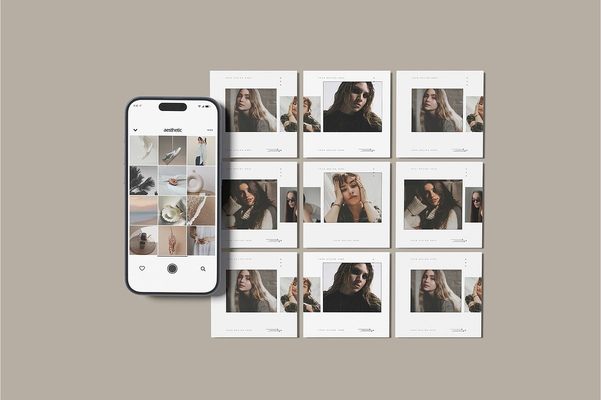 Instagram story and post mockup, a Social Media Template by rizalamora (Photo 4 of 11)