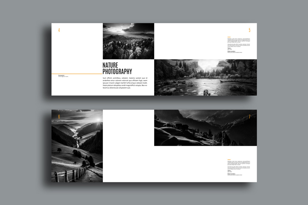 Photography Portfolio Template, a Brochure Template by adekfotografia (Photo 4 of 14)