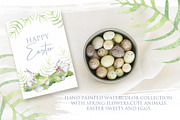 Watercolor Easter Collection, an Animal Illustration by S_ARTLOVE (Thumbnail 2 of 11)