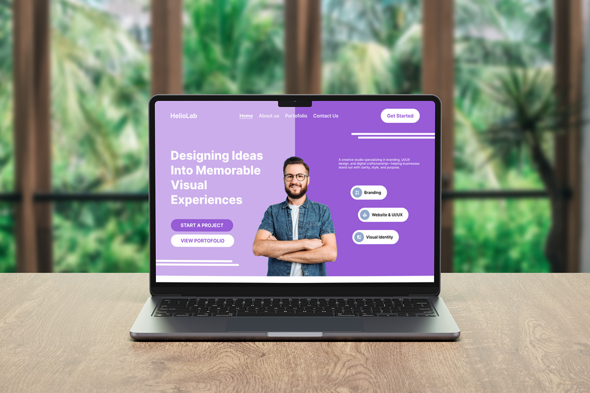 HelioLab Studio Portfolio Landing, a Landing Page Template by productype1 (Photo 5 of 5)
