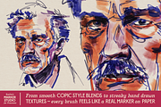 VVDS Realistic Marker Studio, a Brush Add-On by Vintage Voyage Supply (Thumbnail 3 of 10)